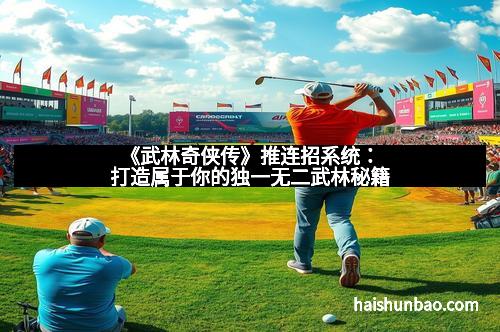 《武林奇侠传》推连招系统：打造属于你的独一无二武林秘籍